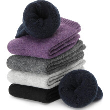 Merino Wool Socks Thermal Warm Winter Thick Hiking Crew