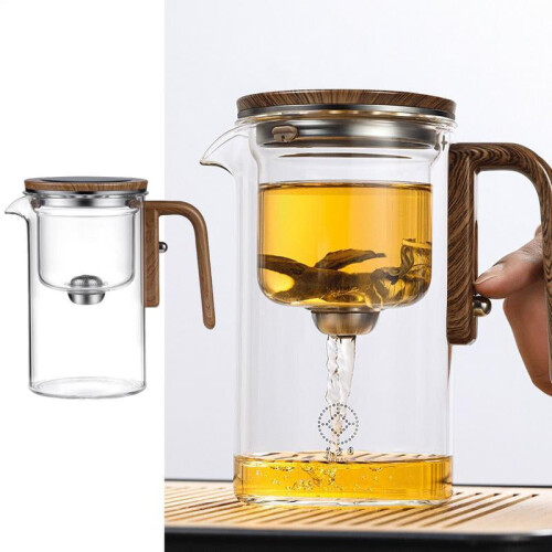Heat Resistant Glass Teapot with Strainer 600ml 800ml 1