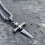Adjustable Rope Necklace with Metal Cross Pendant Silver 6
