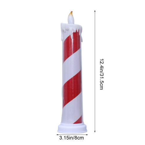 LED Christmas Candle Realistic Flame 31.5 Inch 2