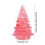 Artificial Crystal Christmas Tree Watermelon Red 3