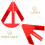 Roadside Emergency Triangle Red 4 pcs 7