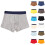 FFENYAN Boys Cotton Boxer Briefs Solid Color Size 6-13 4