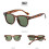 Polarized Sunglasses Vintage 80s Style UV Protection 2