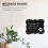 Wall Hanging Chalkboard for Office 9.7 x 7.9 x 0.6 in 3