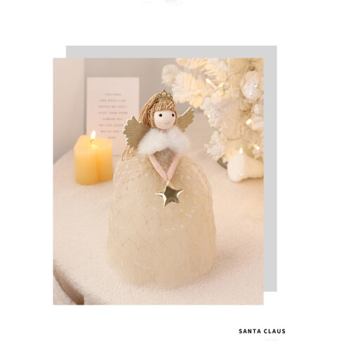 Christmas Angel Tree Topper 25 cm Cute Doll Decor 2