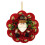 Christmas Wreath with Flexible Frame Santa Snowman Decor 2