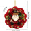 Christmas Wreath with Flexible Frame Santa Snowman Decor 3