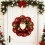 Christmas Wreath with Flexible Frame Santa Snowman Decor 7