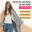 Heated Shawl Wrap USB Powered 3 Heat Settings Coffee 2