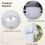 Glass Saucepan with Lid 1400 ml High Borosilicate 3