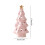 Ceramic Christmas Tree Ornament with Pink Accents 3
