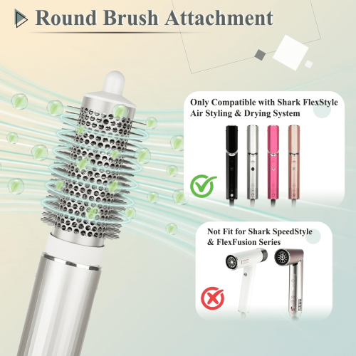 Round Volumizing Brush for Shark FlexStyle HD400 – beige 1