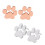 Women's Palm Paw Ear Studs Silver Jewelry 2