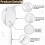 Nylon Mesh Strainer Set 3 pcs 3 in 5 in 7 in 3