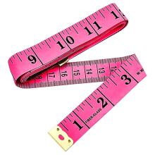 Soft Tape Measure 60-inch Double Scale cm/in Pink