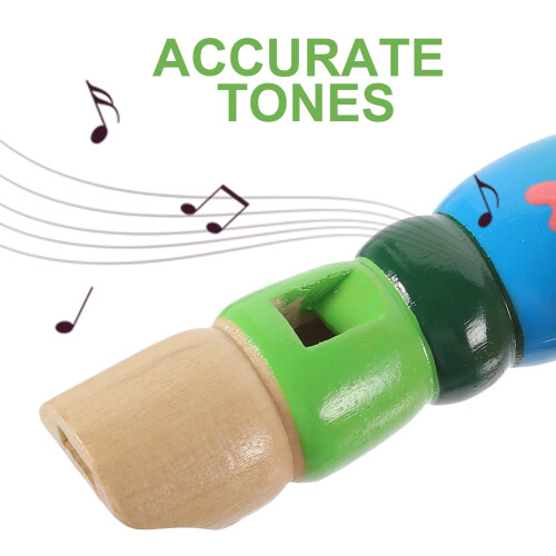 Wooden Descant Recorder for Beginners 6-Hole 1