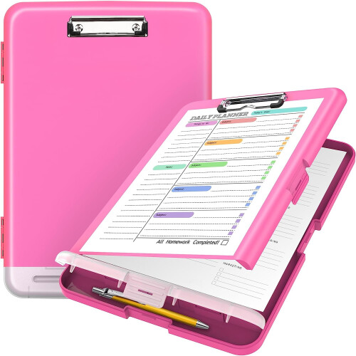 Nursing Clipboard with Pen Holder Heavy-Duty Plastic