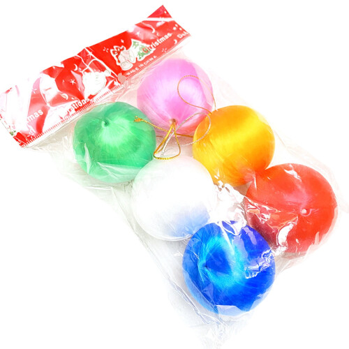 Foam Christmas Balls Craft Ornaments 3 Sizes 1
