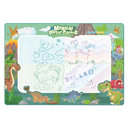 (Fruit Letters)Magic Watercolor Canvas Toy Reusable With Large Surface For Artistic Creativity And Fun Learning 1