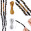 Metallic Twist Hair Rope Dreadlock Braid Accessory 1 piece 8