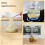 Glass Saucepan with Lid 1400 ml High Borosilicate 5