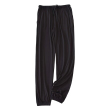 Men's Lightweight Pajama Pants Stretchy Solid Loose Fit