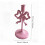 Taper Candle Holder Bow Shape Metal 2 Pack 8