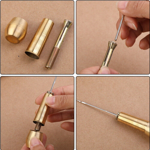 Leather Sewing Kit with Waxed Thread Needles and Awl 2