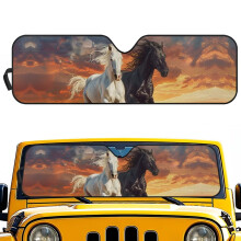 Cool Horse Windshield Sun Shade UV Heat Protection