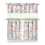 Pink Branches Kitchen Curtain Valance Set 36 inch 1