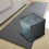 Boho pouf cover square blue storage ottoman 4