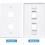 Ethernet Wall Plate Cat6 2 Pack White 3