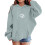 Girls Pullover Hoodie Sweatshirt Printed Casual Long Sleeve 1