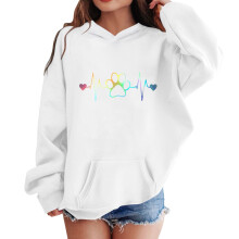 Girls Pullover Hoodie Casual Long Sleeve Soft Sweatshirt