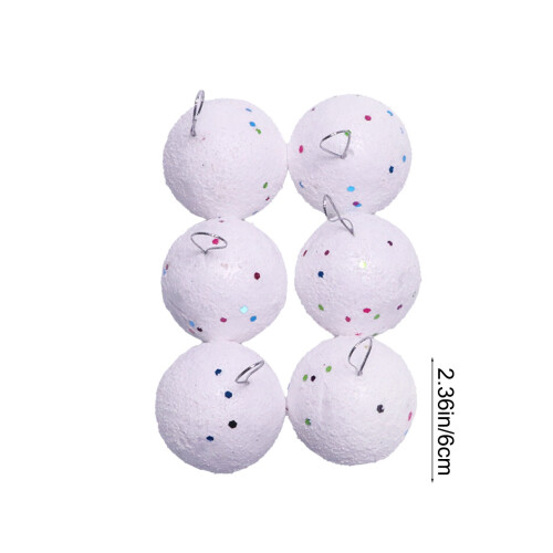 Christmas Foam Balls Craft Set 6 pcs 2