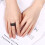 Silicone Wedding Ring for Women 3mm Thin Braided Size 10 7