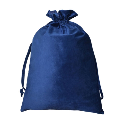 Christmas Ornament Storage Bag Navy Cloth Drawstring Bag 1