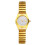 Stretch Strap Watch for Women Gold Silver Tone Big Dial 1
