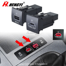 USB QC3.0 USB-C PD Charger Port for Golf GTI R-Line