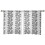 Sheer Curtains Black & White Leaf Design 52x45 Inch Light 7