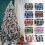 Christmas Balls Decorations Set Blue 150 pcs 2.36 inch 6
