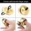 Finger Cymbals Brass Gold 4 Pieces 5.3 cm 5