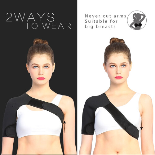 Qiilu Shoulder Support Brace for Posture Correction and 2