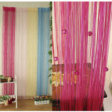 LELINTA Beauty Tassel Curtain Crystal Beads Panel 1x2m