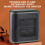 Ceramic Space Heater 800W with Adjustable Thermostat and 4