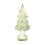 Glass Christmas Tree Green Glowing Tabletop Decoration 2