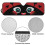 Foldable Ladybug Sun Shade for Jeep JK JL Gladiator JT UV 6