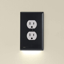 GuideLight 2 LED Night Light Wall Plate Almond 2-Pack