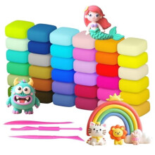 Air Dry Clay 36 Colors with Tools Ultra Light